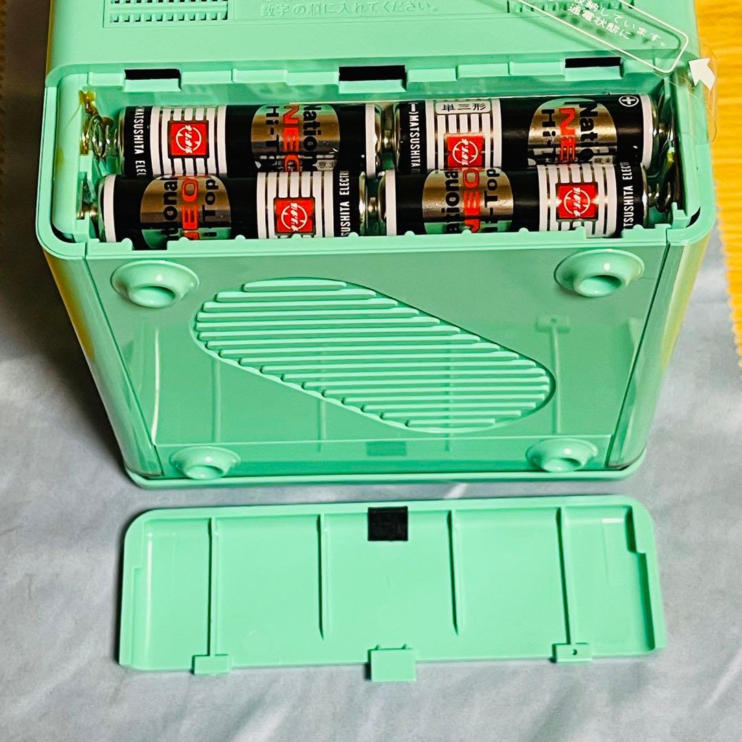 【新品・昭和レトロ】National キューブ型ラジカセ コロカセ RX-90