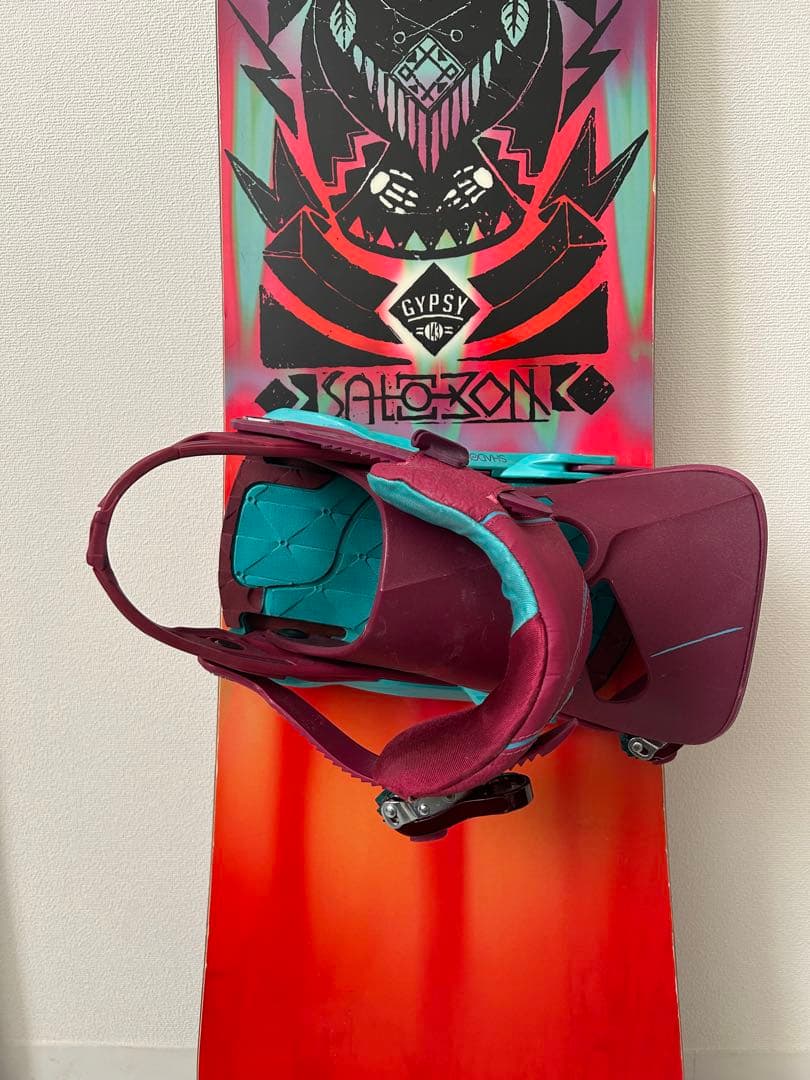 SALOMON GYPSY 143cm ビンディング、カバーセット
