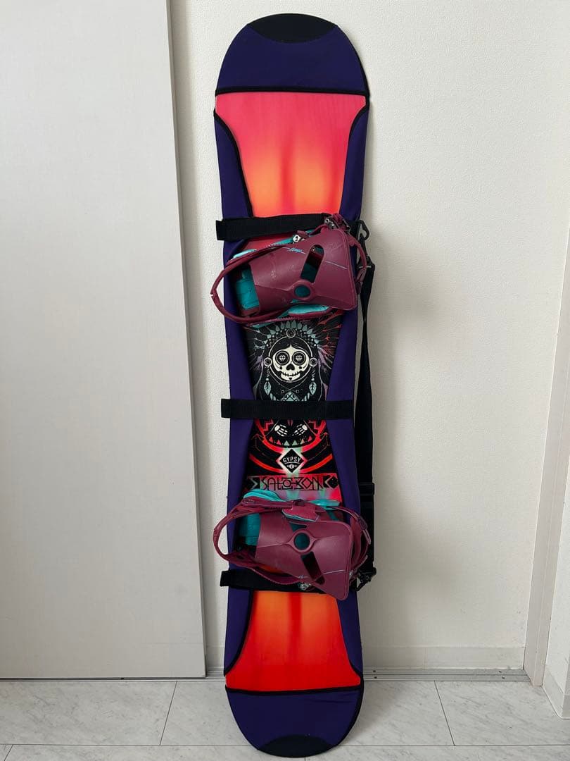 SALOMON GYPSY 143cm ビンディング、カバーセット