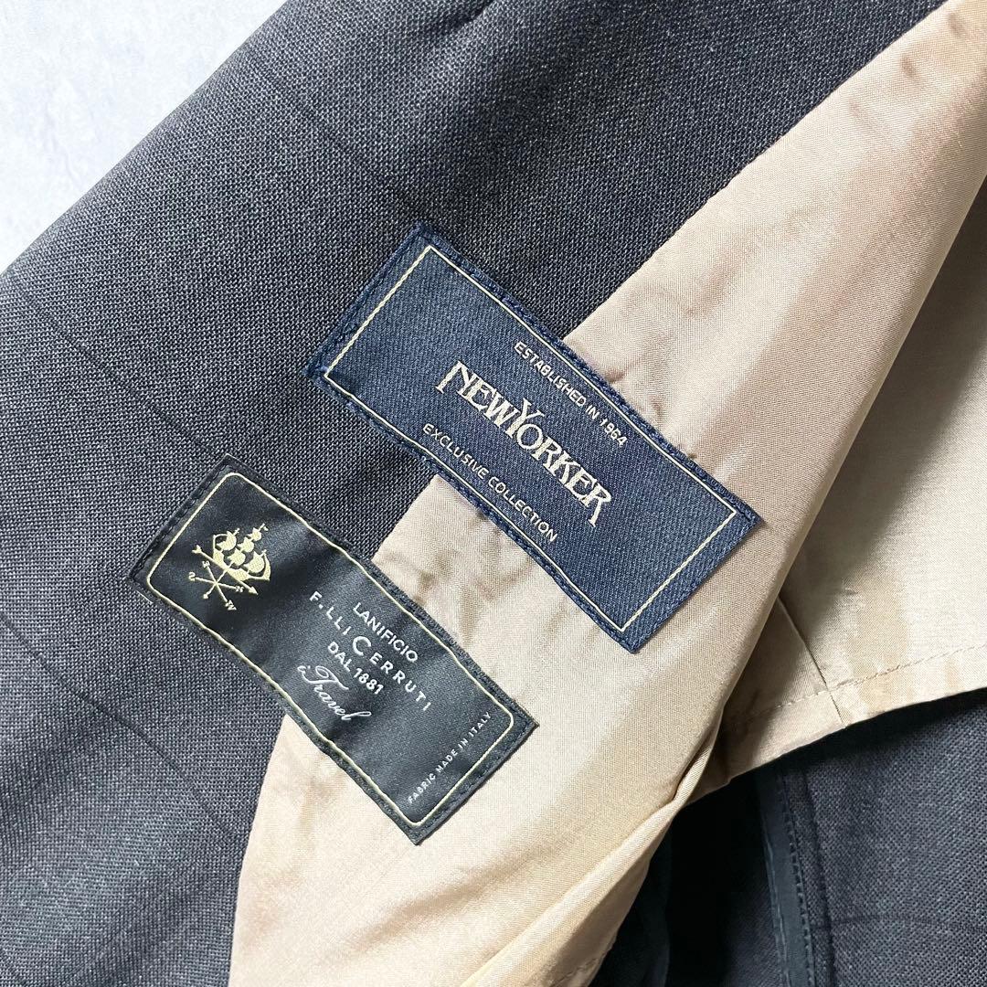 【極美品】ニューヨーカー スーツセットアップ 11号 チェルッティ生地