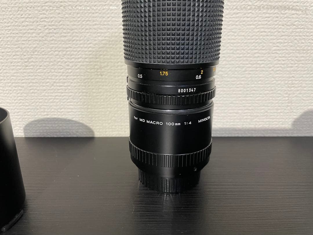 ミノルタ Minolta MD Macro 100mm F4 リングセット