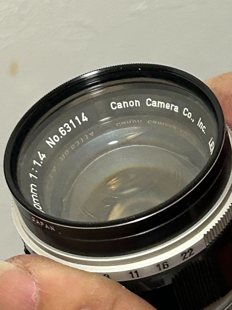 Canon キャノン 50mm F/1.4 Leica Lマウントレンズ ライカ