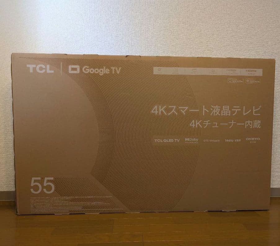 (新品未開封品)TCL 55C61B 55インチ 4Kスマート液晶テレビ