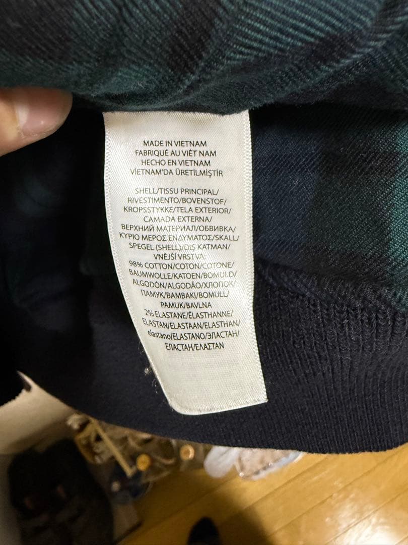 Polo RalphLaurenコーデュロイ ジップアップジャケット ネイビー