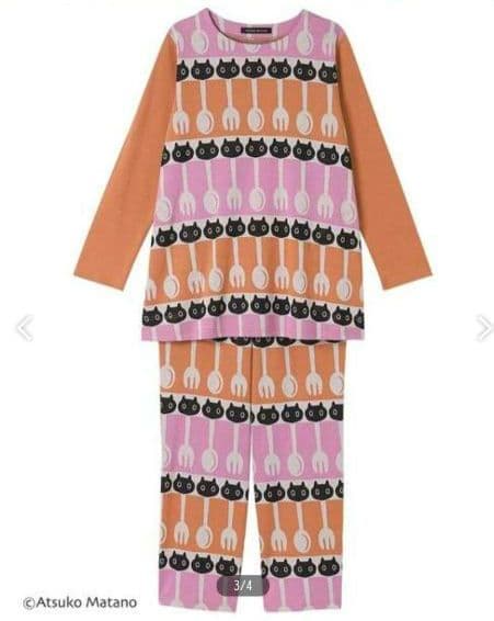 新品タグ付き マタノアツコ パジャマ ルームウェア スプーン M