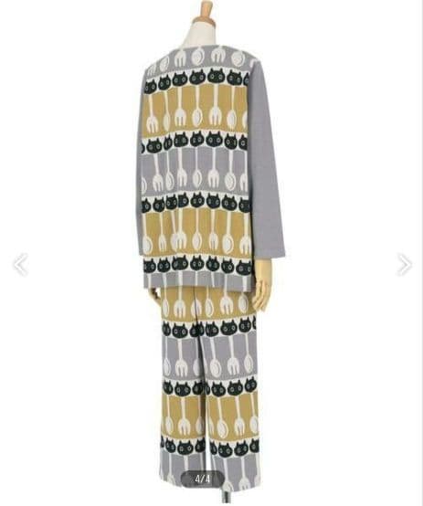 新品タグ付き マタノアツコ パジャマ ルームウェア スプーン M