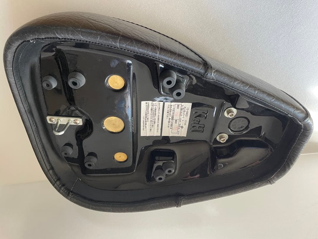 即日発送　ハンターカブ　K&H そら豆ハイシートアンティークブラックレザー