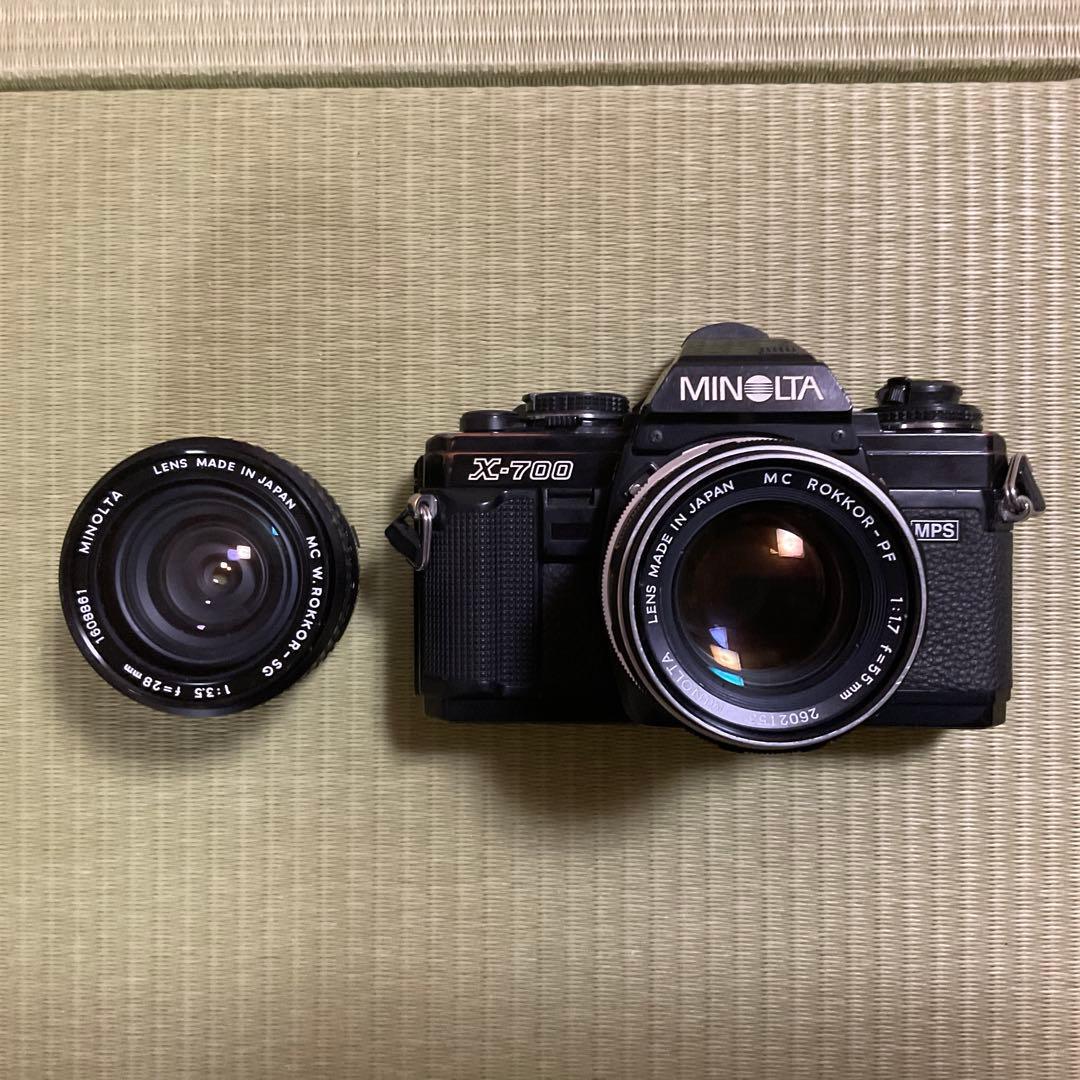 MINOLTA X-700 一眼レフカメラ + レンズ