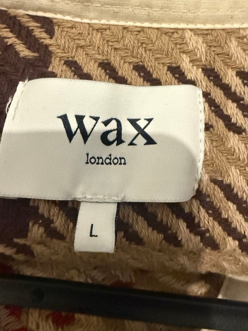 wax london チェック柄ネルシャツ Lサイズ