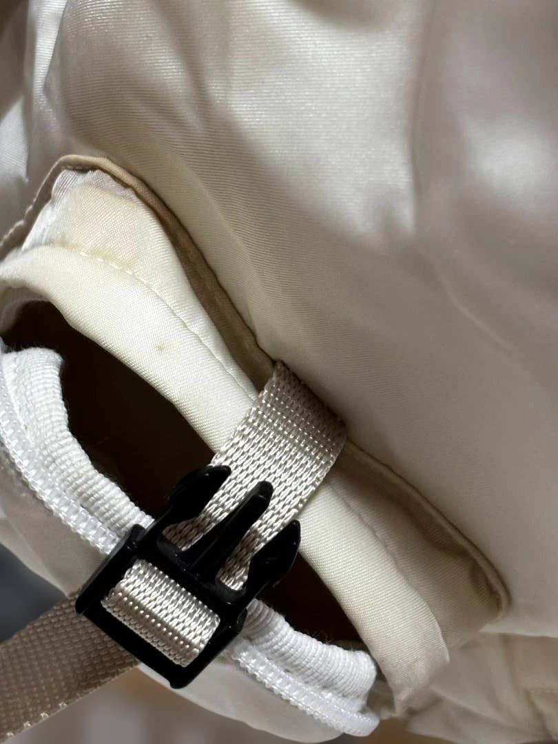 PRADA ホワイト ナイロン バックパック