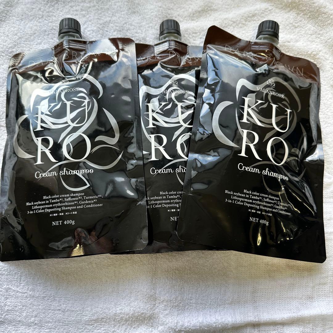 B.VALANCE バランローズ KUROクリームシャンプー 400g
