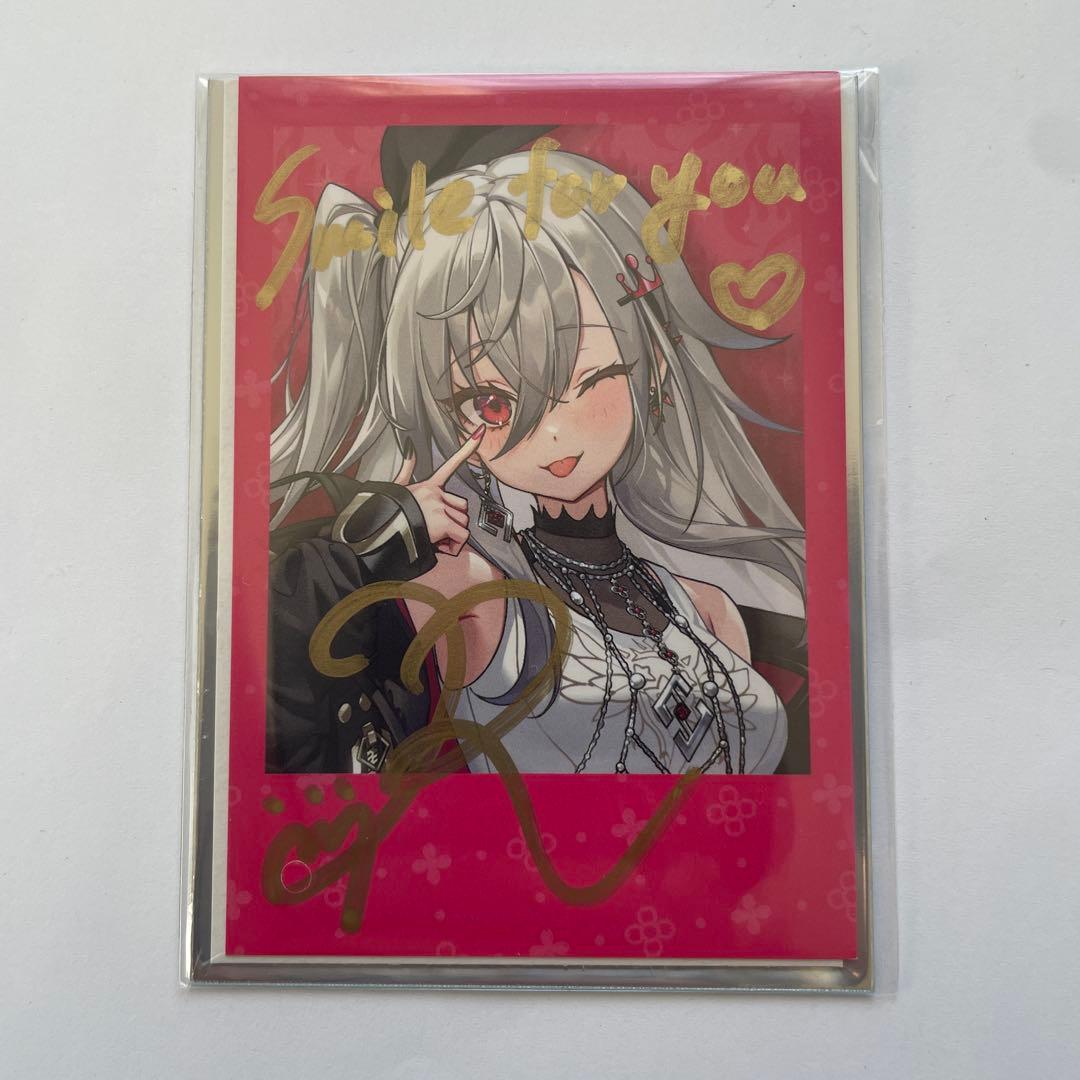 ホロライブ 響咲リオナ ブロマイド チェキ 直筆サイン