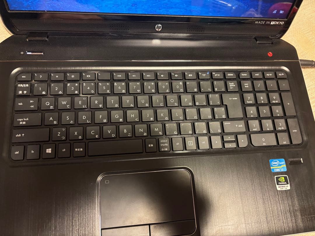 HP ENVY dv7-7300 SSD無し　ジャンク品