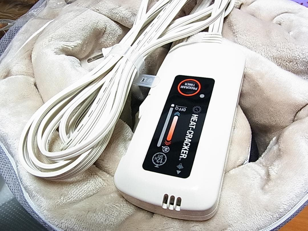 新品・正規品HEAT CRACKER ADVANCE 洗える電気毛布掛けタイプ