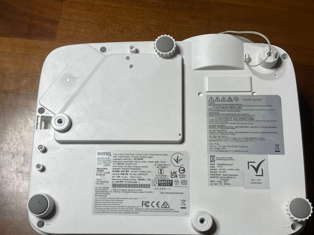 BENQ MH733 1080P 新品同様、イベント時、1回使用のみ