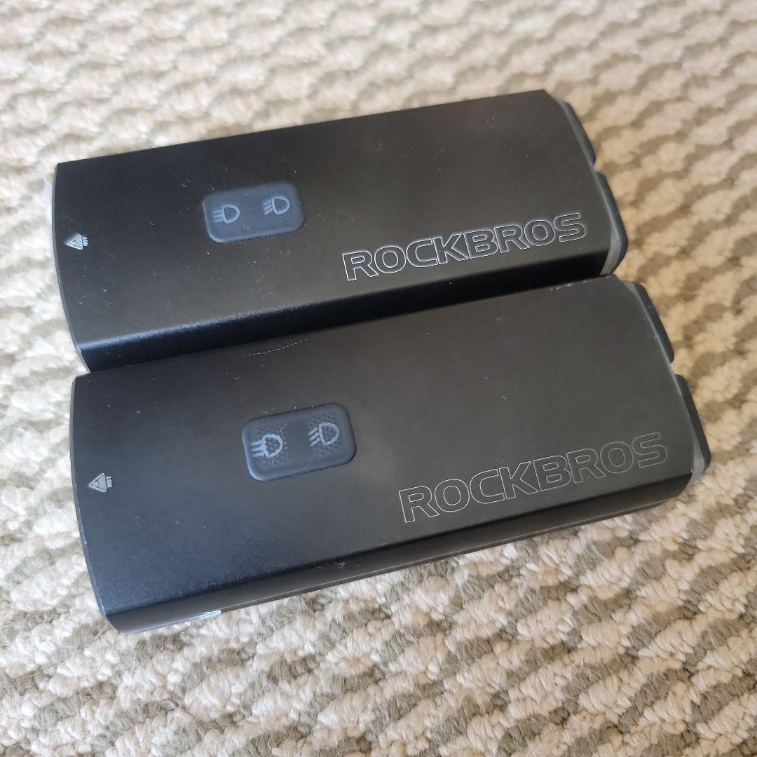 ROCKBROS 自転車用ライト　2個セット