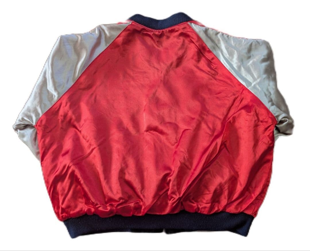 ☆豪華☆別珍 スカジャン リバーシブル ヴィンテージ 龍 虎 回転式ジップ