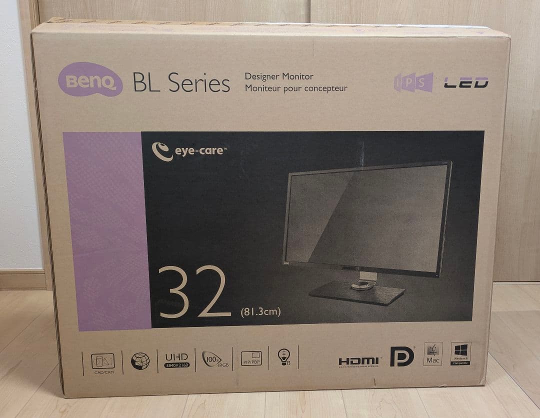 BenQ 32型 4K 液晶モニター BL3201PT IPS ディスプレイ