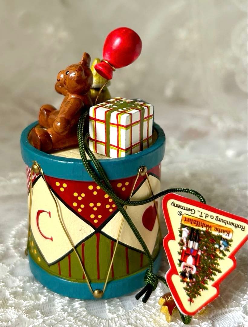 ケーテウォルファルト　ドイツ　クリスマスオーナメント　木製２個セット