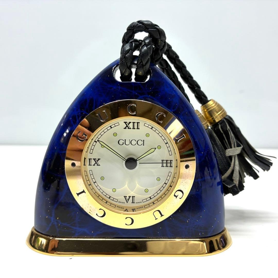☆レトロ☆ GUCCI置時計アラーム付き20年物