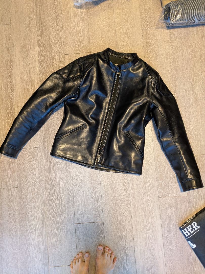 Y'2 LEATHER/ワイツーレザー　ライダージャケット　38