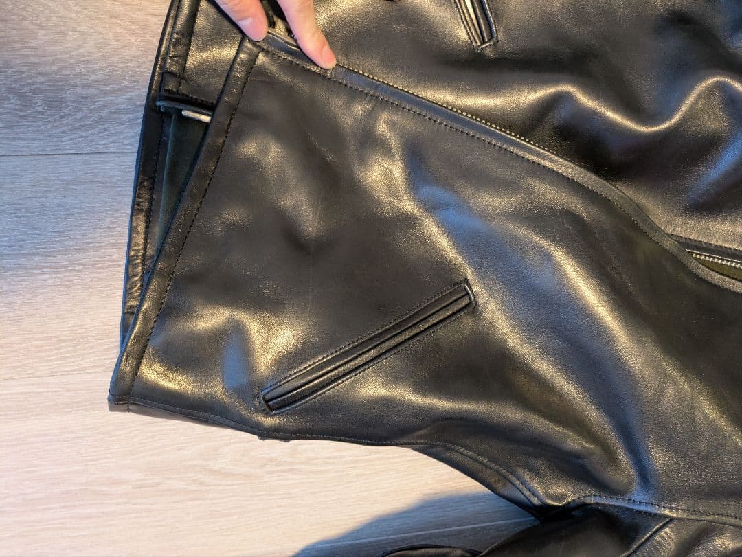 Y'2 LEATHER/ワイツーレザー　ライダージャケット　38