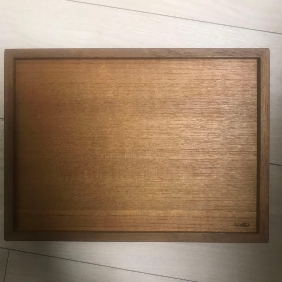 銀座和光　WAKO 東山魁夷　彫刻木箱　中古