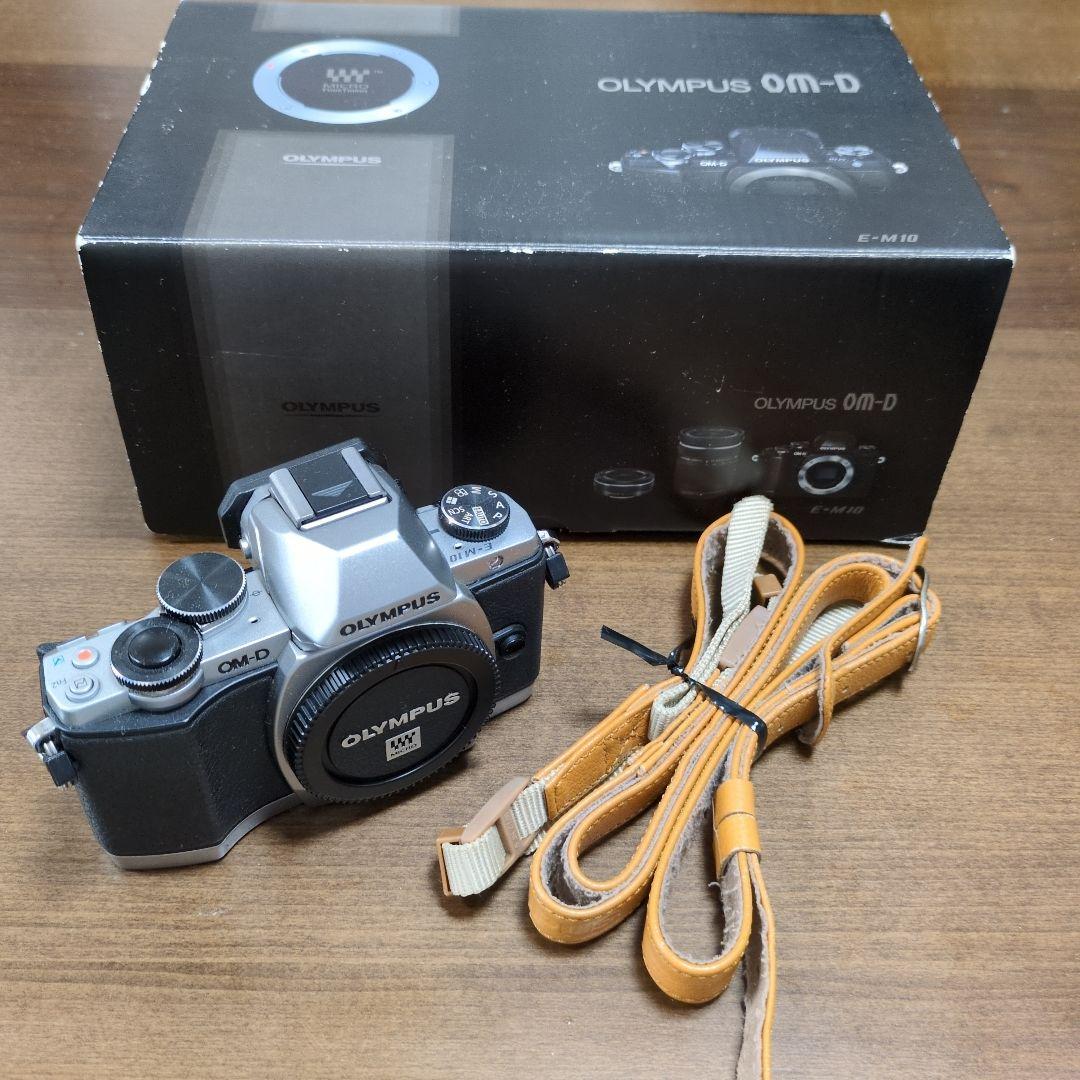 ショット数3194！OLYMPUS　OM-D E-M10シルバーボディのみ