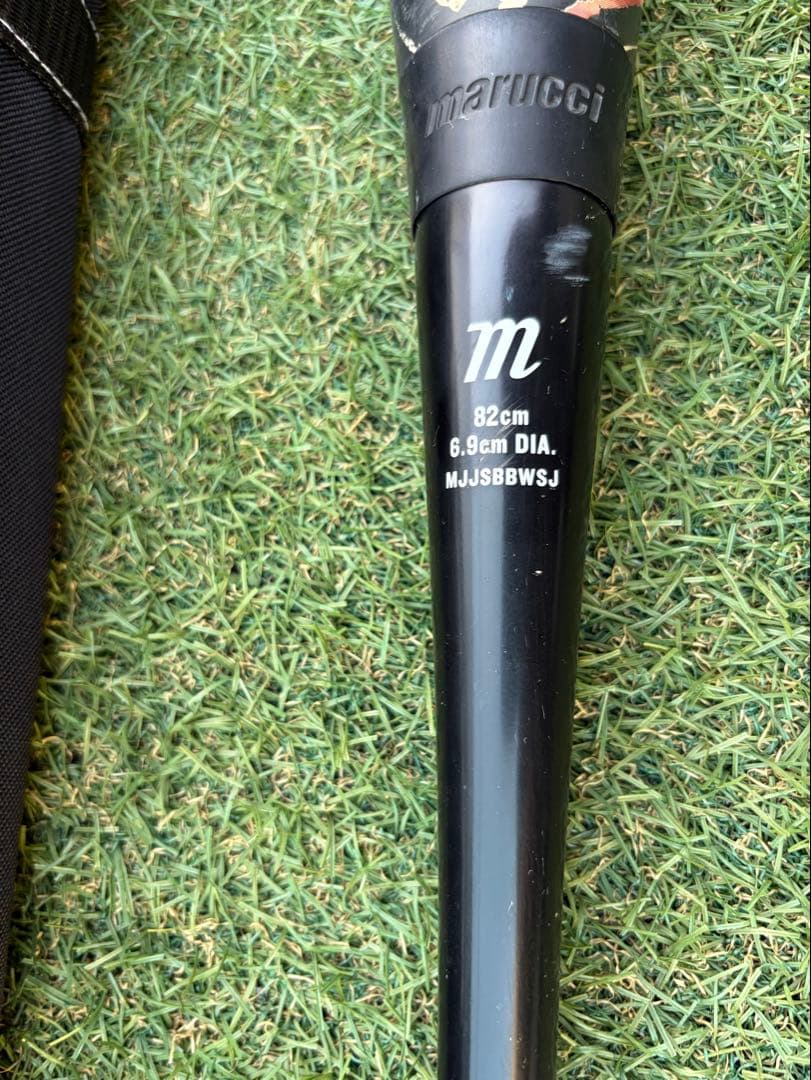 赤ワニクラッシャー　marucci 軟式バット ケース付　82 610 赤ワニ