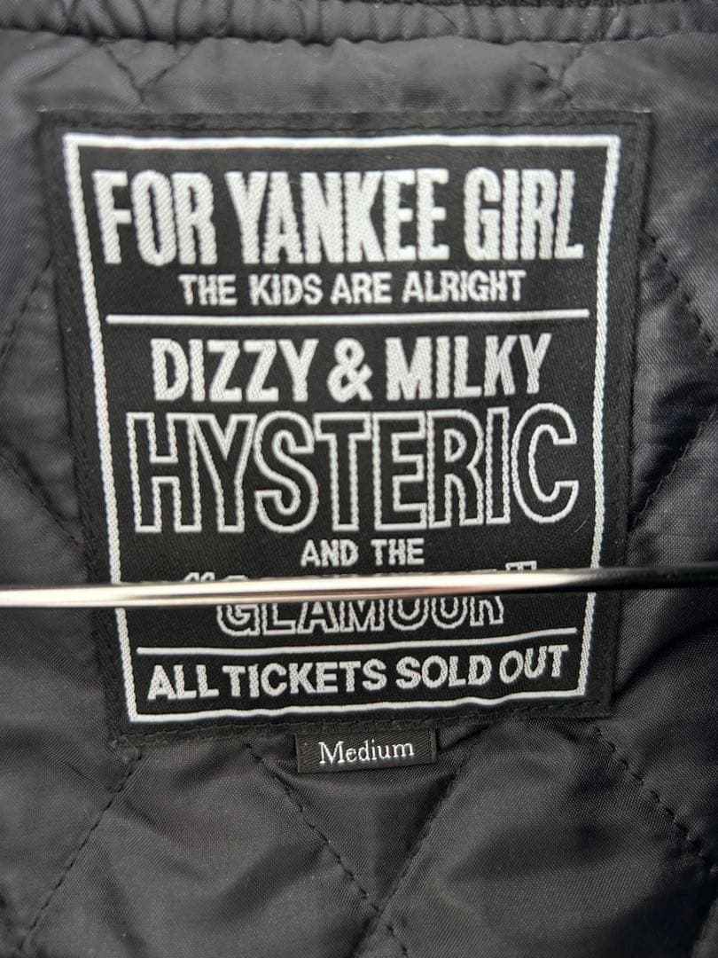 【美品】HYSTERIC GLAMOUR ブラック スカジャン ドラゴン刺繍