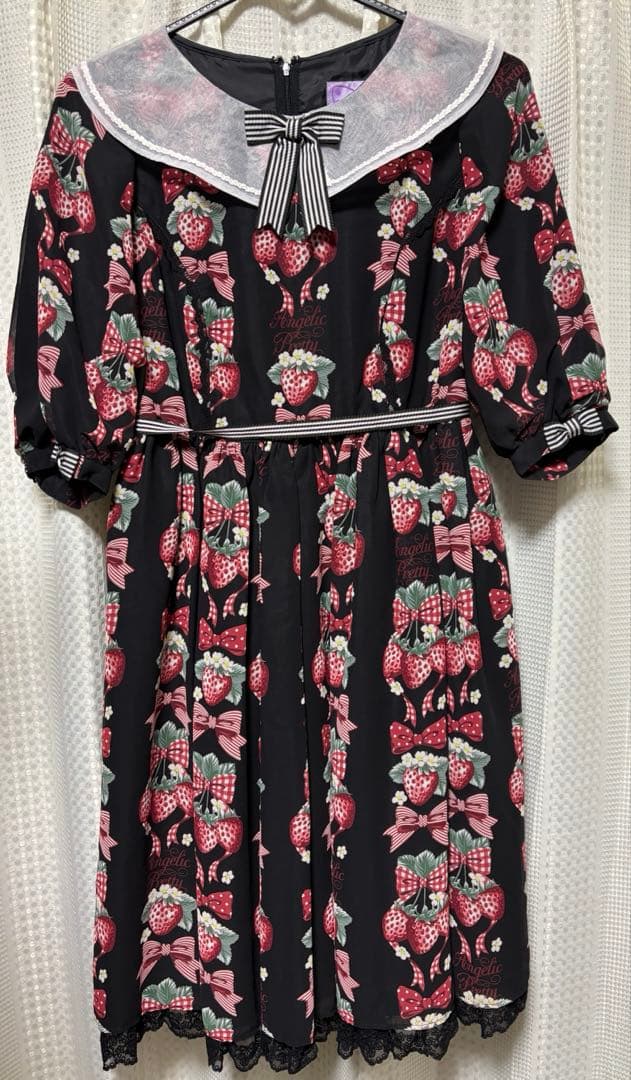 2/3終了⭐︎アンジェリックプリティ　ワンピース&カチューシャ(黒)新品未使用