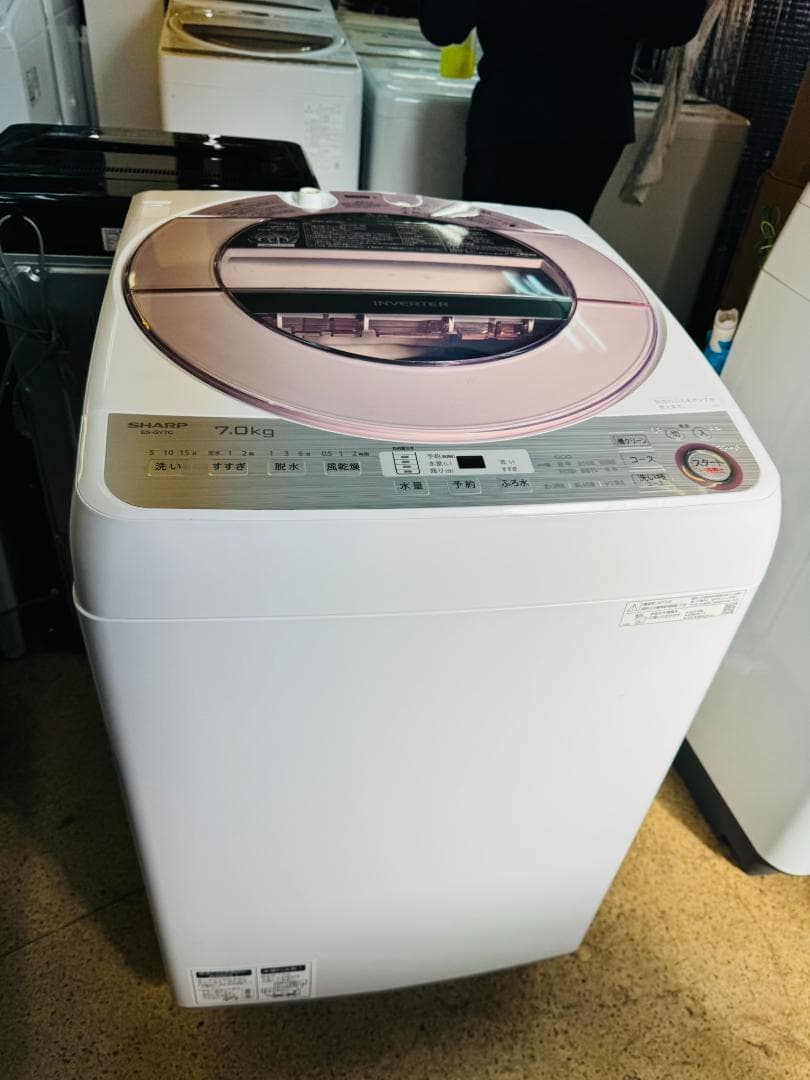 (4260)シャープ　SHARP　洗濯機　7キロ　ES-GV7C-P 2019年