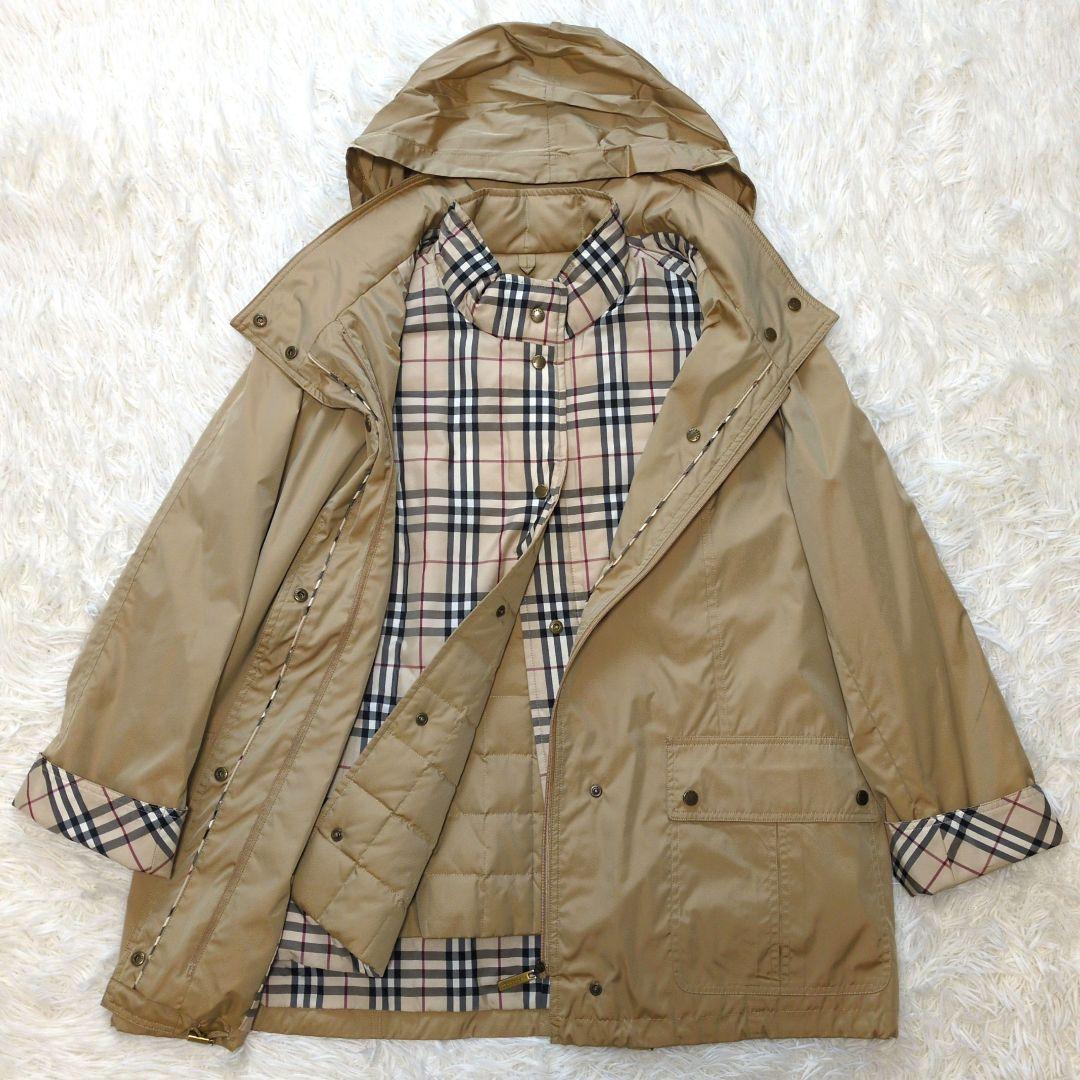 バーバリーロンドン マウンテンパーカー リバーシブルダウンベスト　3way