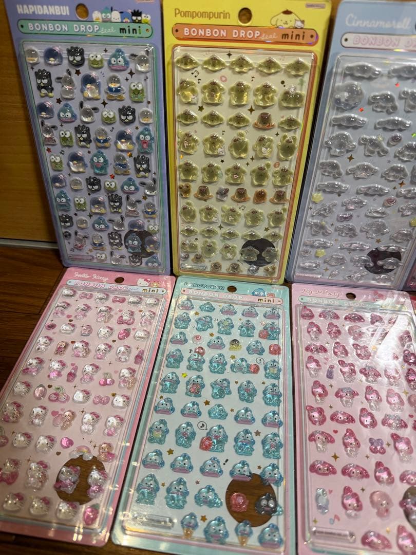 ボンボンドロップシール　サンリオミニ　全種類コンプ　即日発送