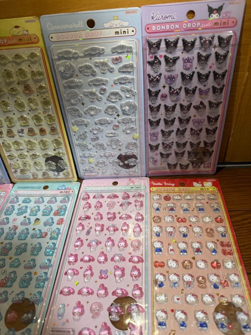 ボンボンドロップシール　サンリオミニ　全種類コンプ　即日発送