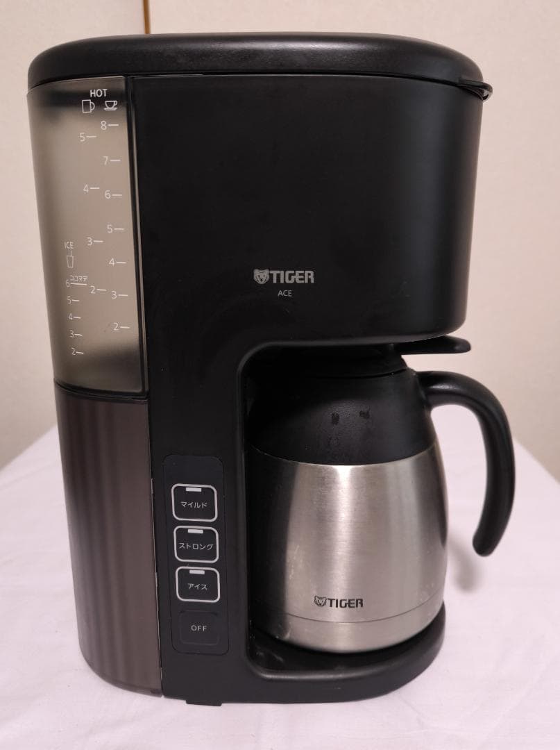 タイガー魔法瓶(TIGER) コーヒーメーカー 8杯用 ACE-S080KQ