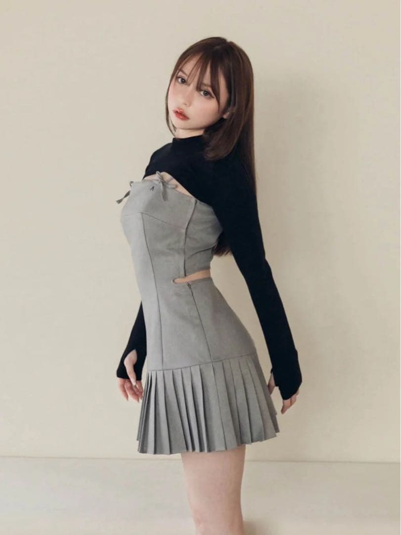 andmary Karen knit set mini dress グレータグ付