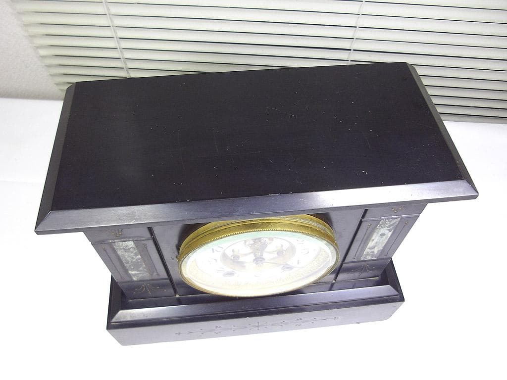 精工舎 ゼンマイ機械式 振り子 置時計 戦前 稼働品 ボンボン時計 アンソニア