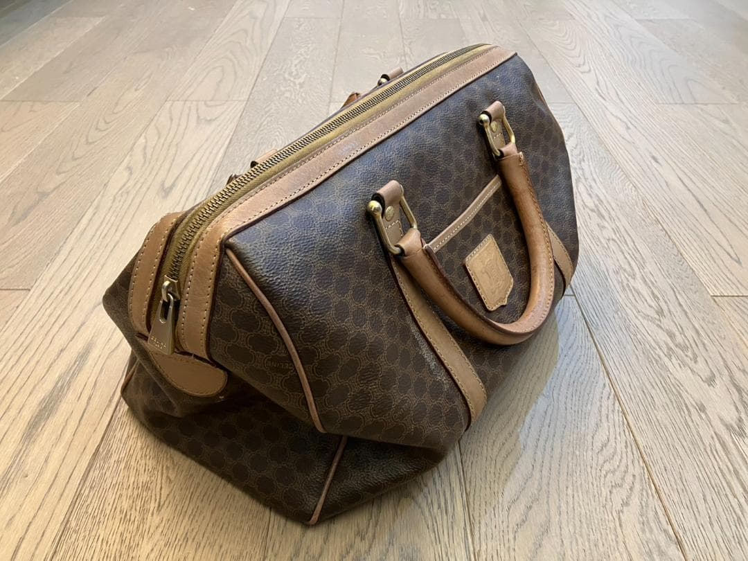 ⭐良品・定番⭐ オールドセリーヌ マカダム柄 ミニボストンバッグ ヴィンテージ