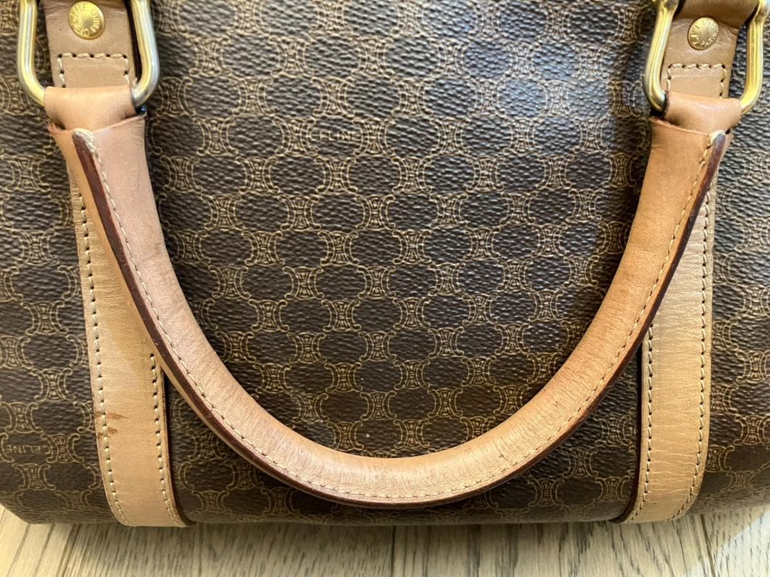 ⭐良品・定番⭐ オールドセリーヌ マカダム柄 ミニボストンバッグ ヴィンテージ