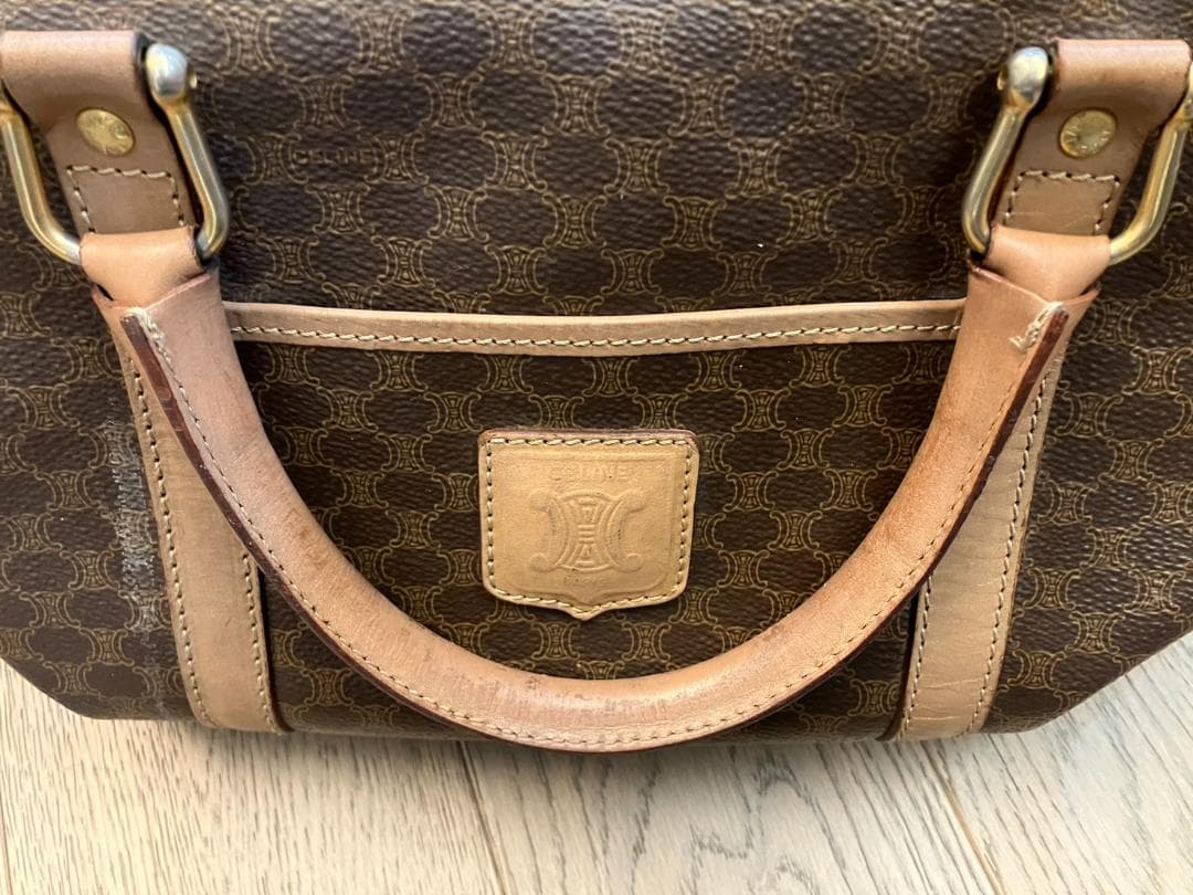 ⭐良品・定番⭐ オールドセリーヌ マカダム柄 ミニボストンバッグ ヴィンテージ