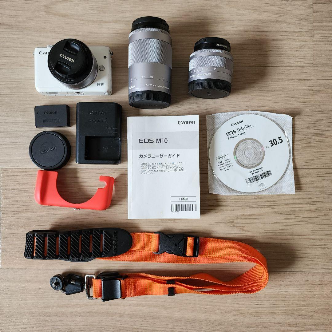 Canon EOS M10＋ レンズ計3点　説明文と写真を良くご覧ください