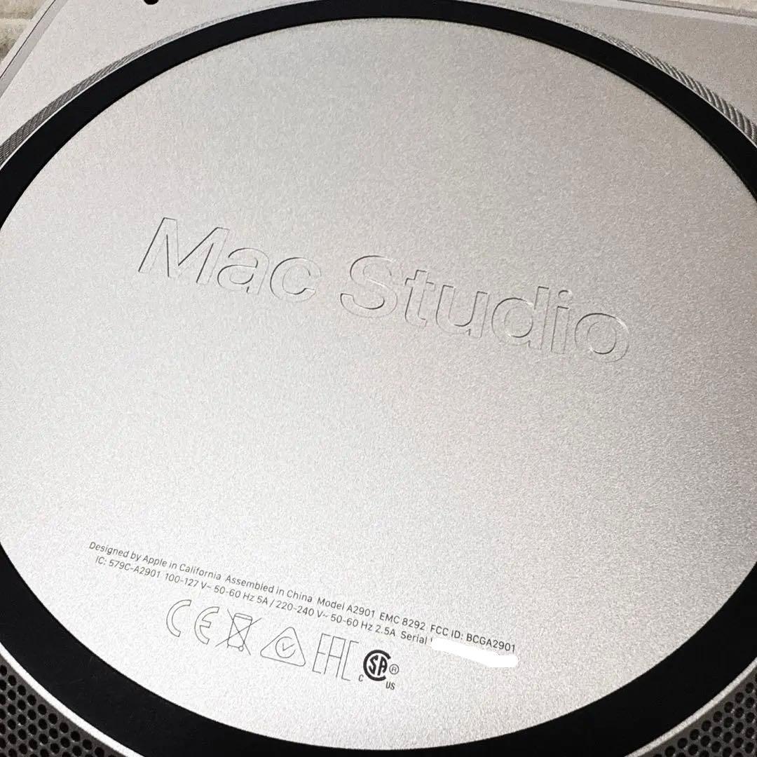 【美品】Mac Studio M2 Ultra 128GB 4TBストレージ