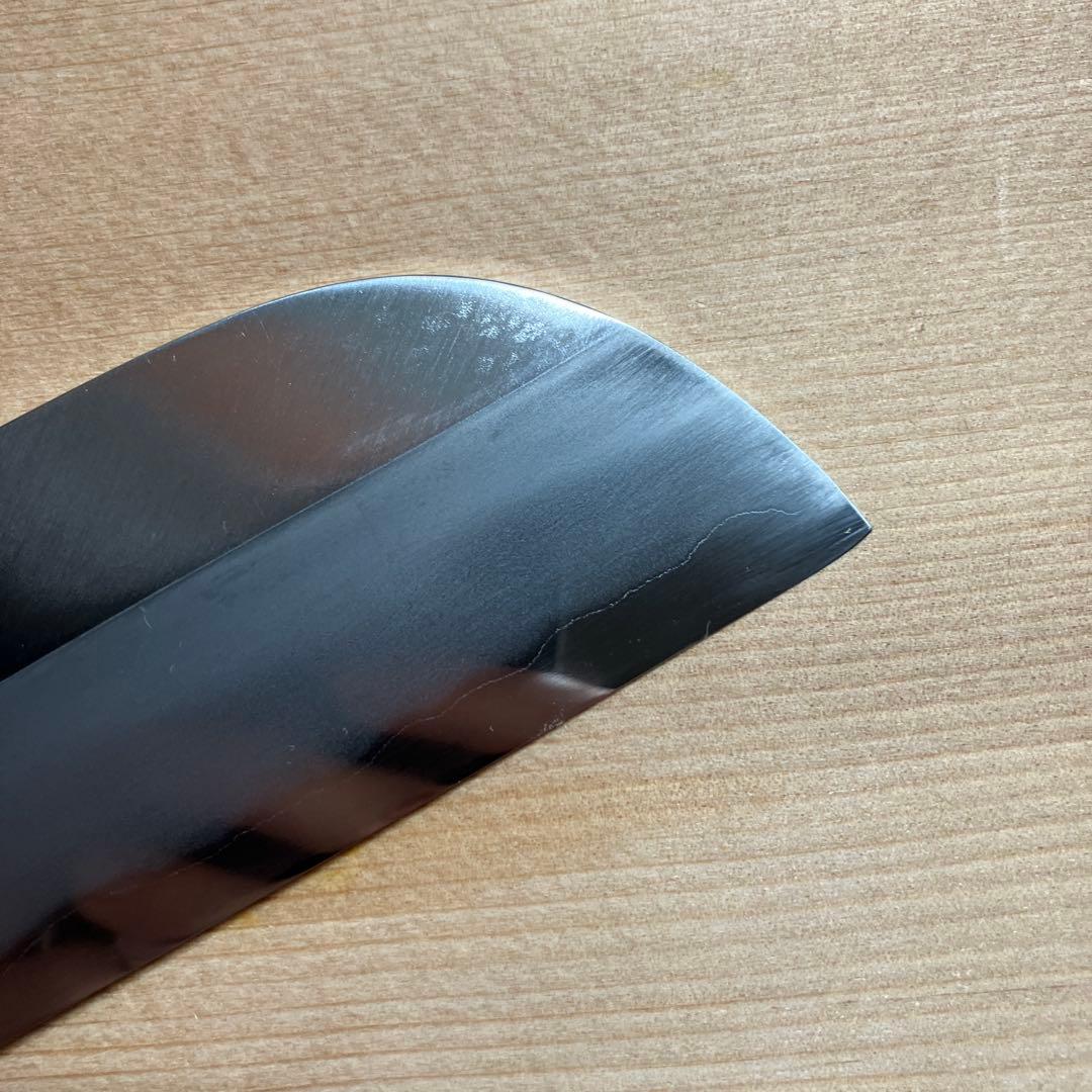 堺實光　鎌型薄刃　白鋼　天然砥石で本刃付け済み❗️