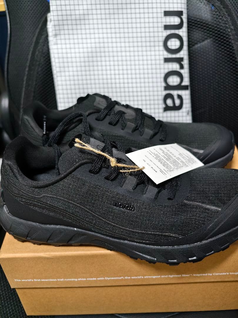 新品 Norda 002 stealth black 27cm