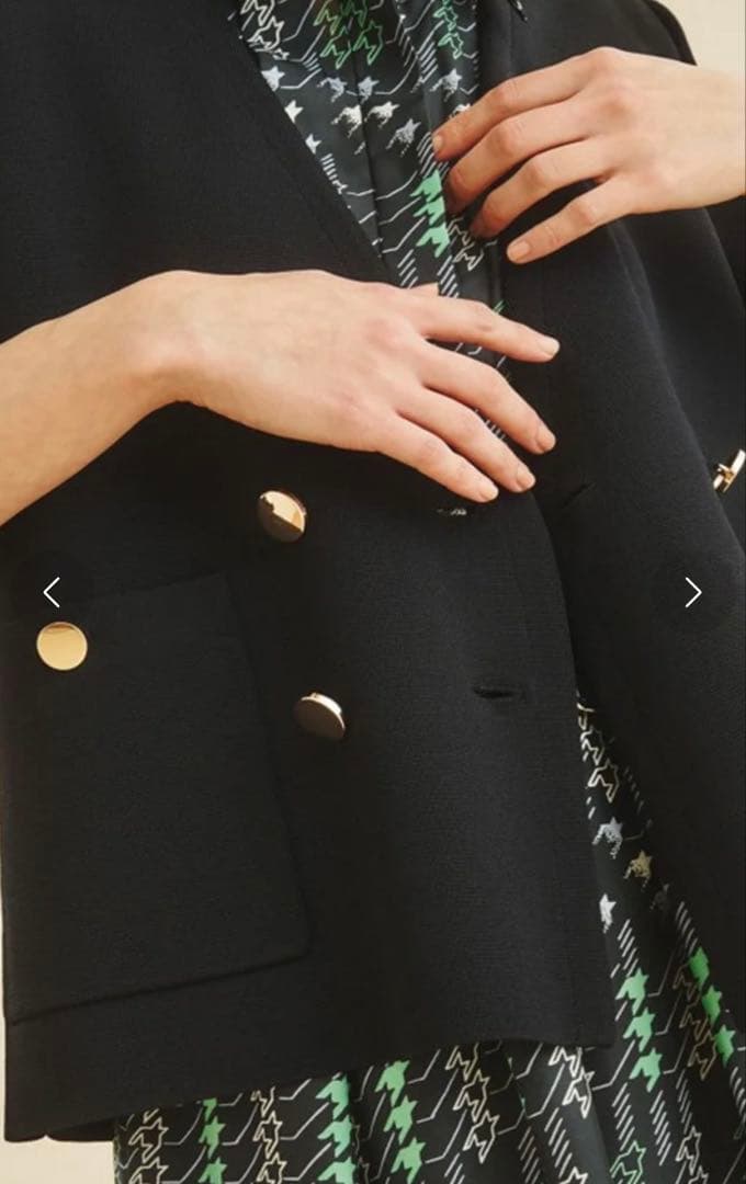 極美品　グレースコンチネンタル　ミラノリブ　ダブルジャケット　定価4万