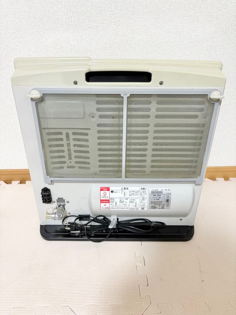良品Rinnai SRC-363E ガスファンヒーター LPガス用 ガスコード付