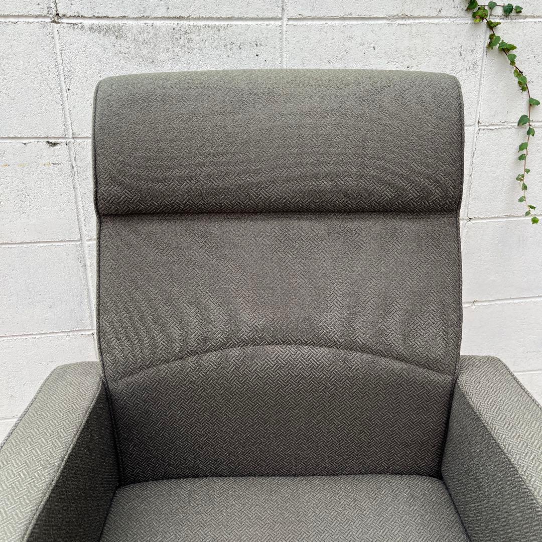 高品質◾️内田洋行 UCHIDA 布張り ハイバックチェア 役員チェア