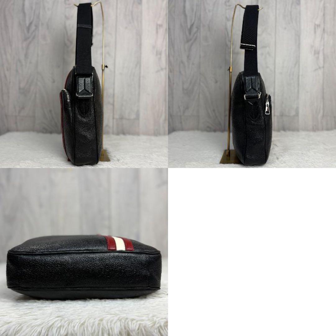 Bally バリー ストライプ レザー ショルダーバッグ トレインスポッティング