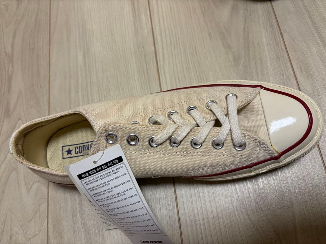 三つ星CONVERSE ALL STAR ベージュ スニーカー　CT70